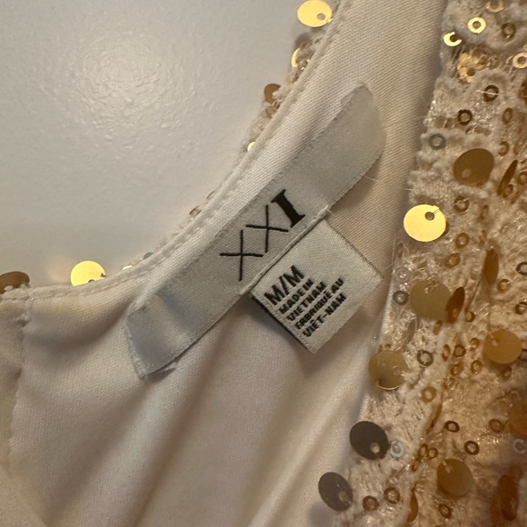 sequin gold dress - Picture 3 of 4